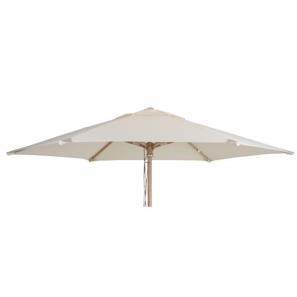 Ny dug til Reggio parasol 3m natur