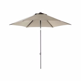 Poppi parasol Ø2,5m taupe